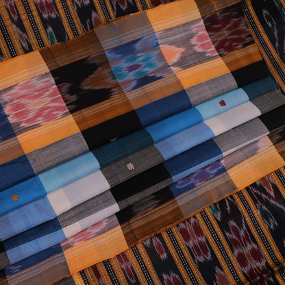 Handloom Sambalpuri Poly-Cotton Ikkat Saree Handloom Saree_Cotton Priyadarshini Handloom 