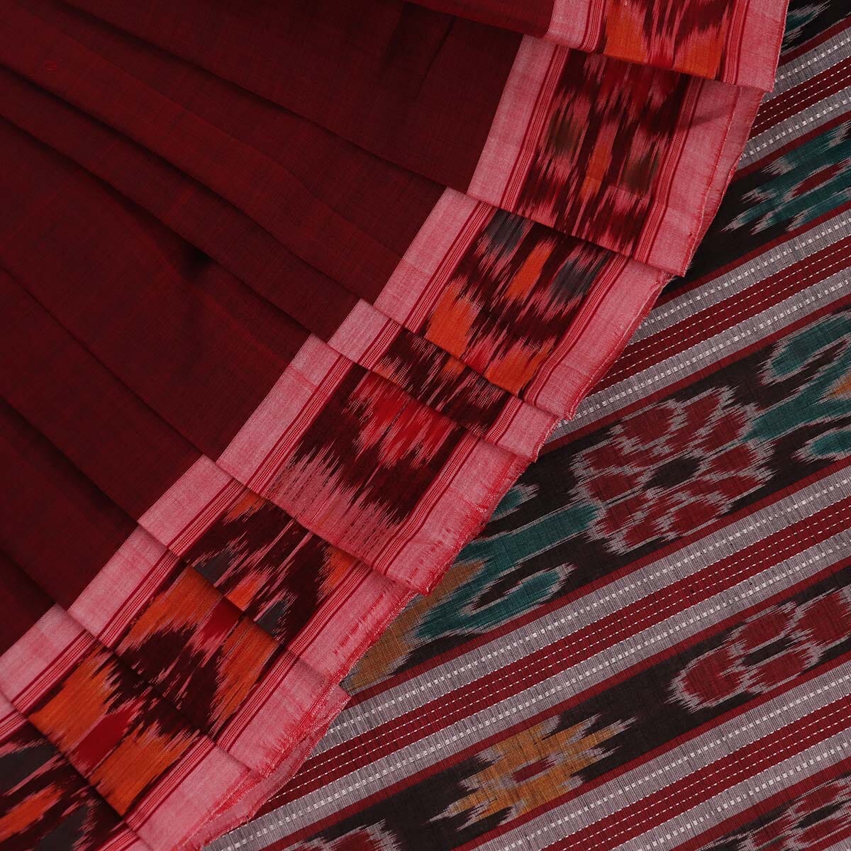 "Experience the Beauty of Sambalpuri Handloom Poly-Cotton Sarees - Shop Now at PriyaOdisha"