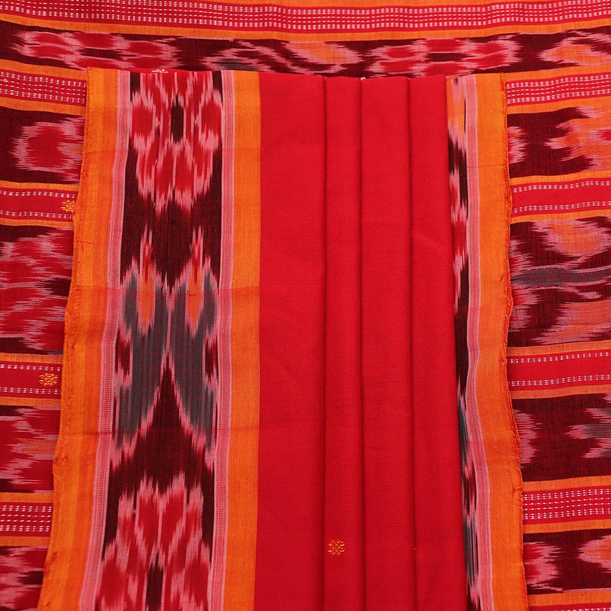 Handloom Sambalpuri Poly-Cotton Ikkat Saree Handloom Saree_Cotton Priyadarshini Handloom 