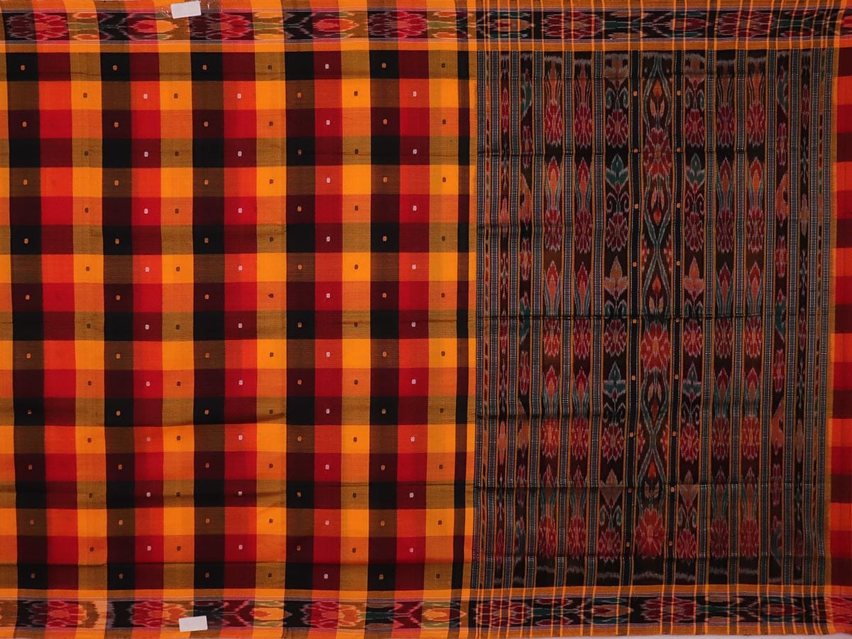 Handloom Sambalpuri Poly-Cotton Ikkat Saree Handloom Saree_Cotton Priyadarshini Handloom 