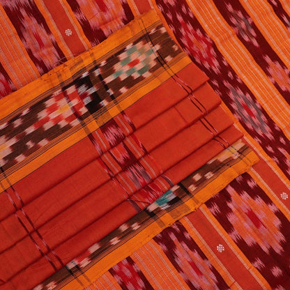 Handloom Sambalpuri Poly-Cotton Ikkat Saree Handloom Saree_Cotton Priyadarshini Handloom 