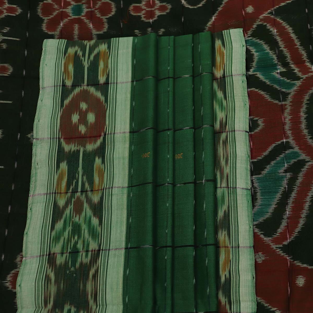 Handloom Sambalpuri Poly-Cotton Ikkat Saree Handloom Saree_Cotton Priyadarshini Handloom 