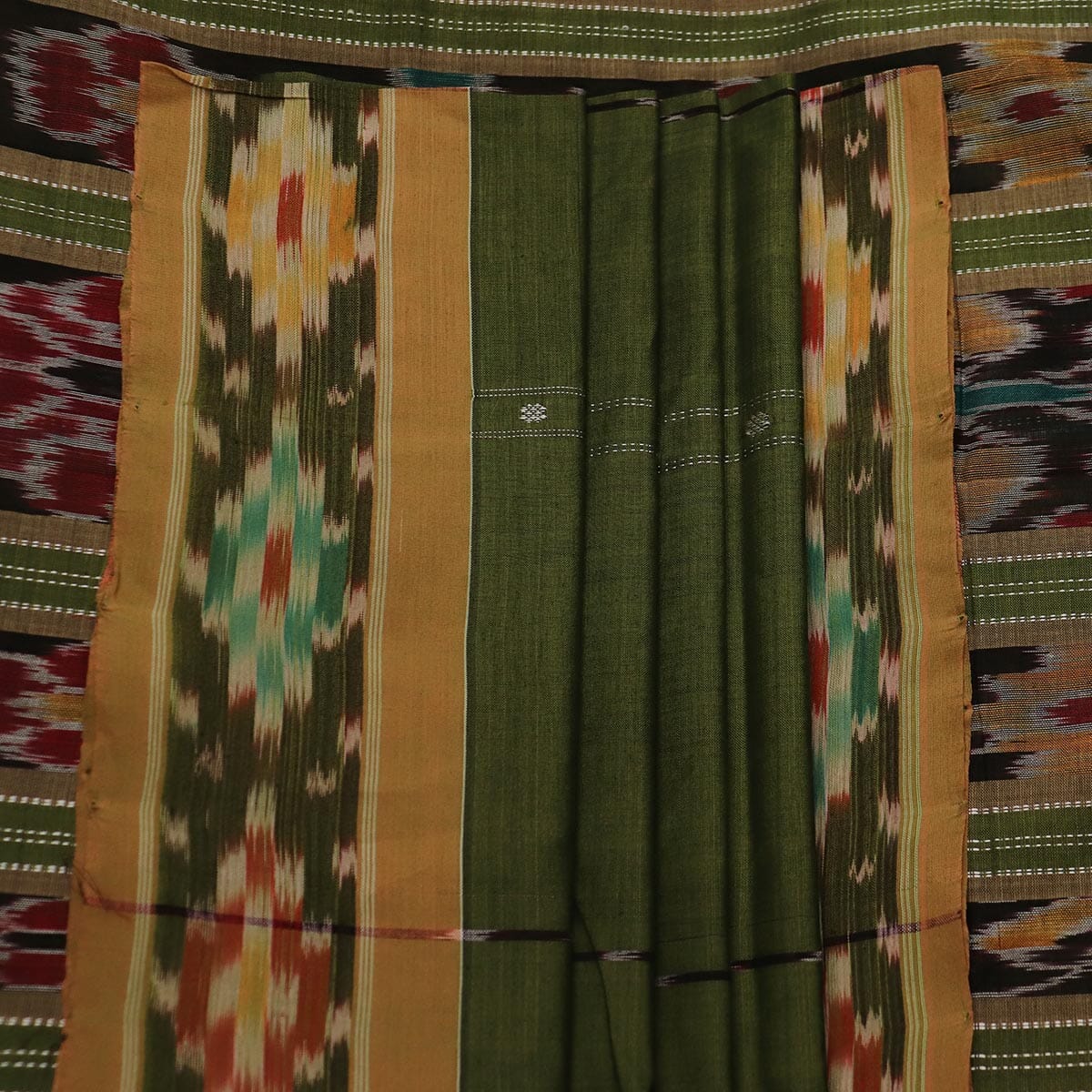 Handloom Sambalpuri Poly-Cotton Ikkat Saree Handloom Saree_Cotton Priyadarshini Handloom 