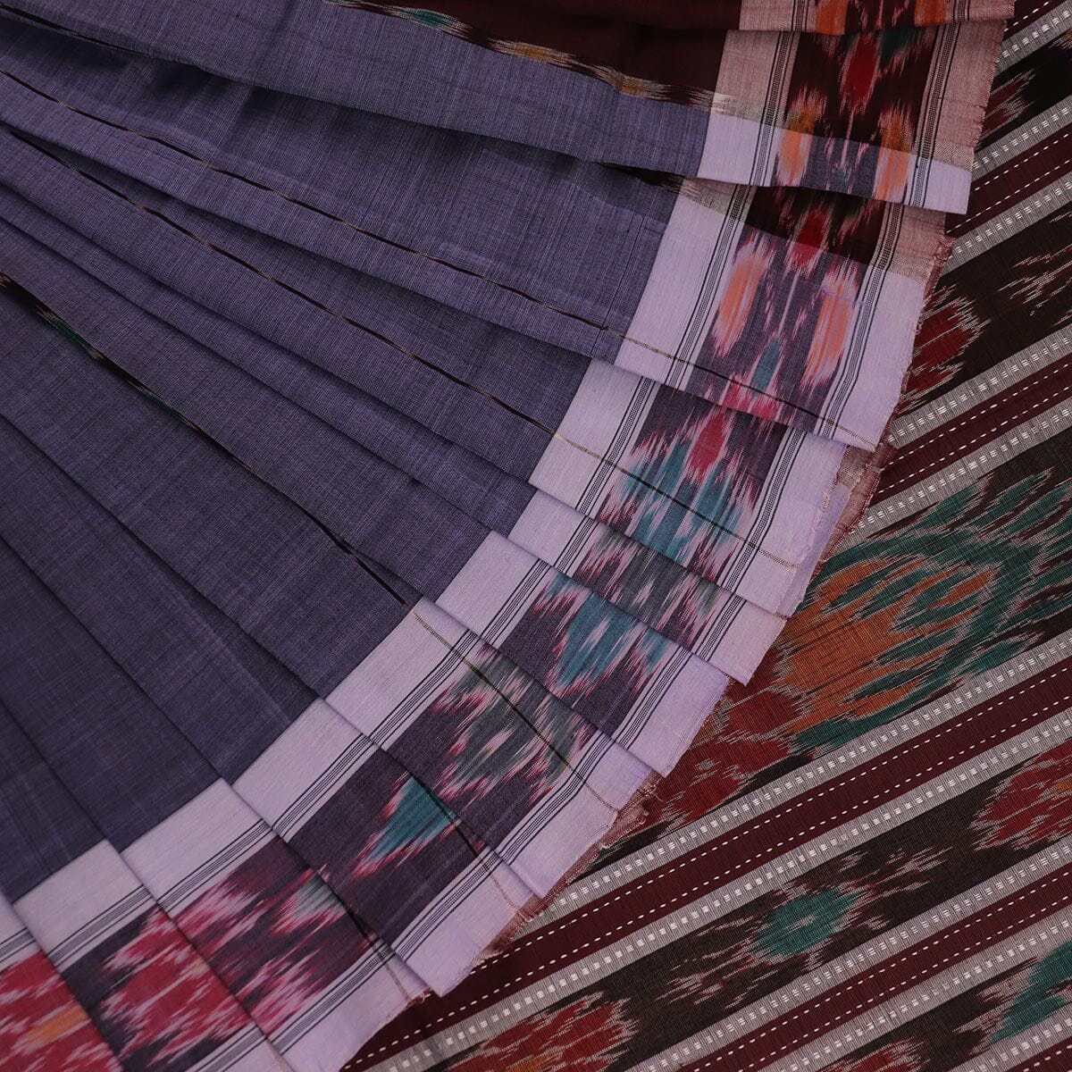 Handloom Sambalpuri Poly-Cotton Ikkat Saree Handloom Saree_Cotton Priyadarshini Handloom 