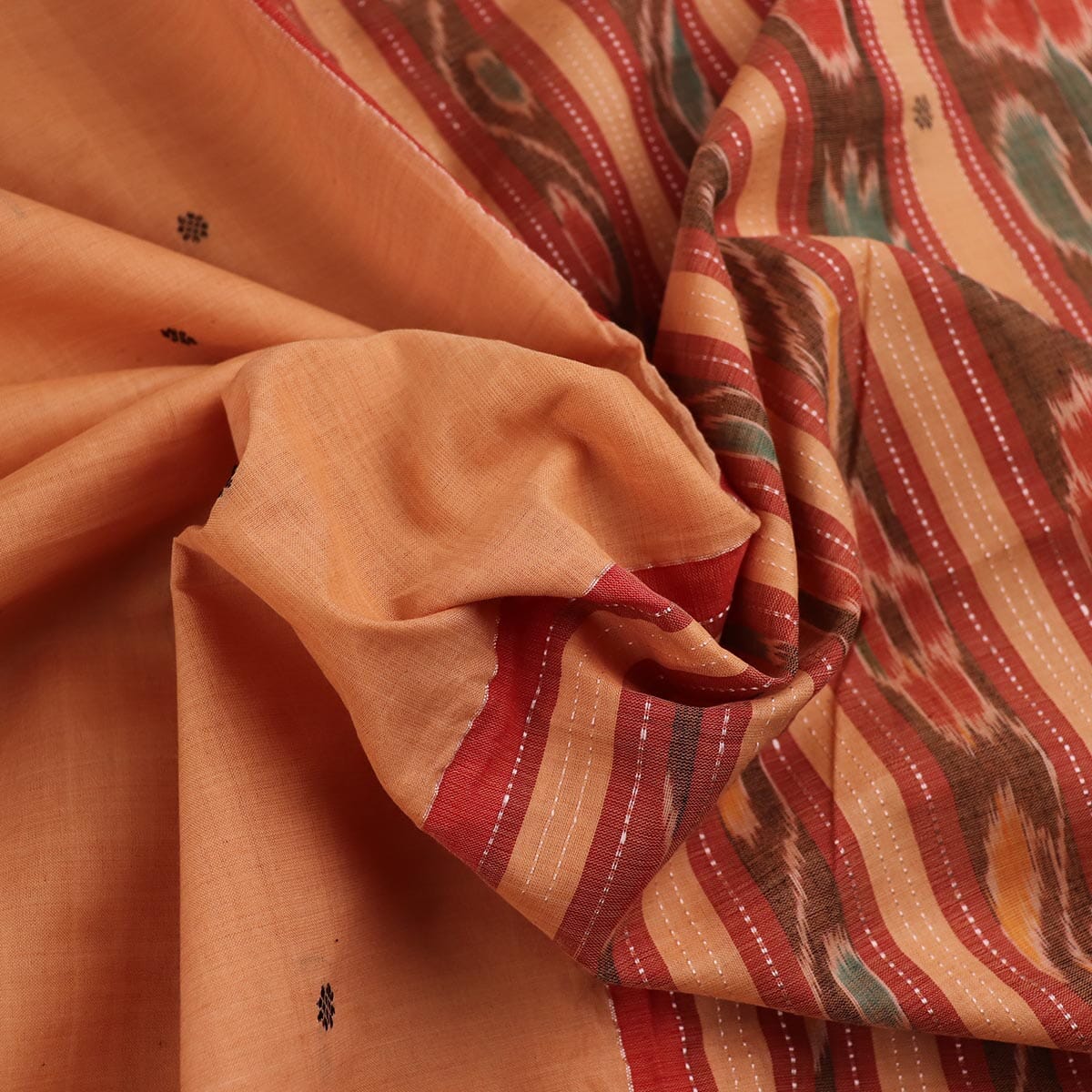 Handloom Sambalpuri Poly-Cotton Ikkat Saree Handloom Saree_Cotton Priyadarshini Handloom 