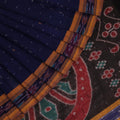 ହ୍ୟାଣ୍ଡଲୁମ୍ ସମ୍ବଲପୁରୀ ପଲି-କଟନ୍ ଇକ୍କାଟ ସାରୀ |