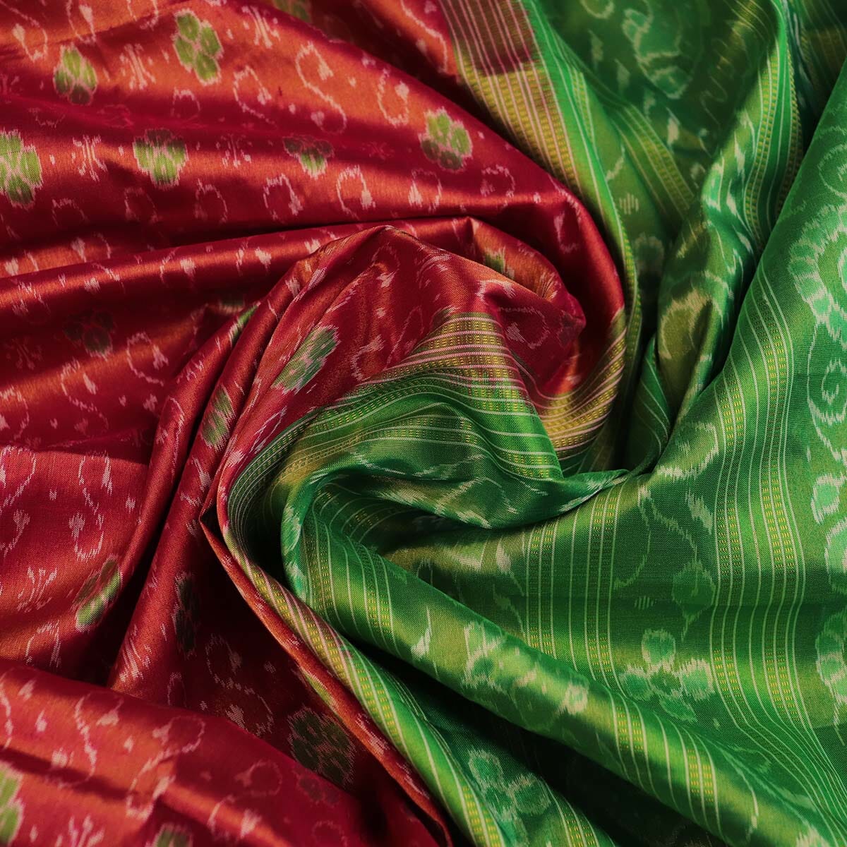 Handloom Sambalpuri Tissue Silk Saree Handloom Saree_Tissue Silk Priyadarshini Handloom 