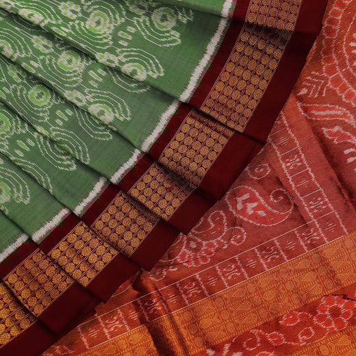 ହ୍ୟାଣ୍ଡଲୁମ୍ ସମ୍ବଲପୁରୀ ଟିସୁ ରେଶମ ସାରି |