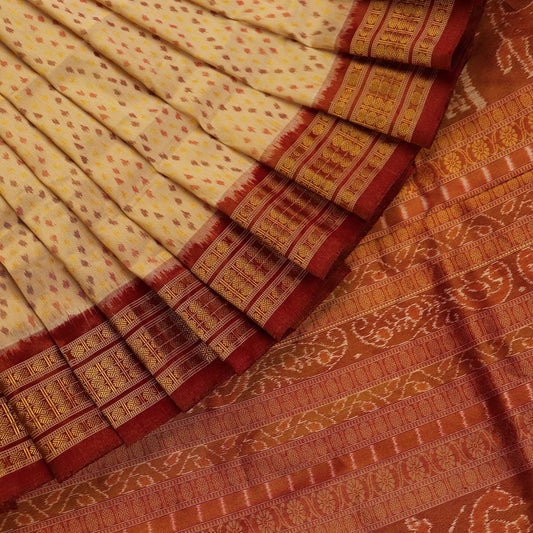 Handloom Sambalpuri Tissue Silk Saree Handloom Saree_Tissue Silk Priyadarshini Handloom 