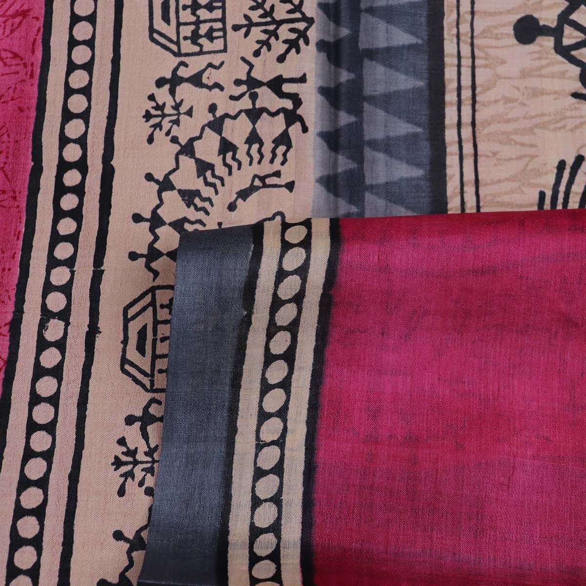 Handloom Sambalpuri Tusser Saree Handloom Saree_Tussser Silk Priyadarshini Handloom 