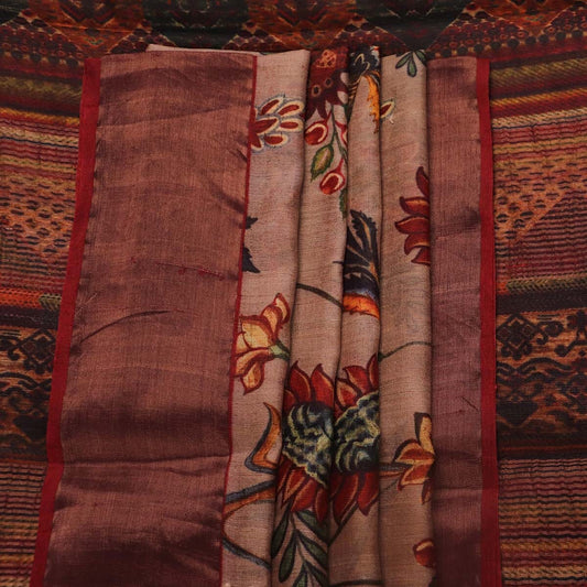 Handloom Sambalpuri Tusser Saree Handloom Saree_Tussser Silk Priyadarshini Handloom 