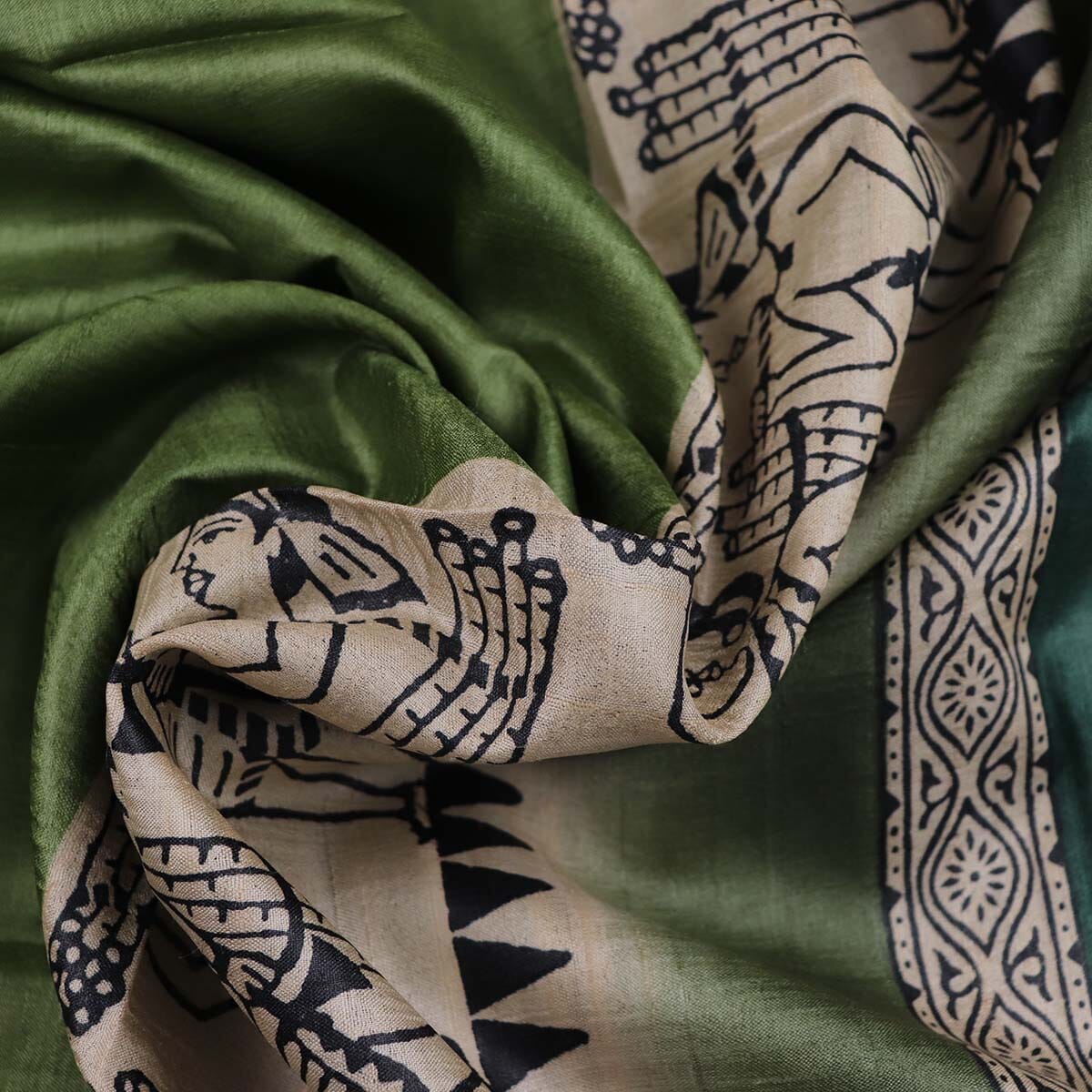 Handloom Sambalpuri Tusser Saree Handloom Saree_Tussser Silk Priyadarshini Handloom 