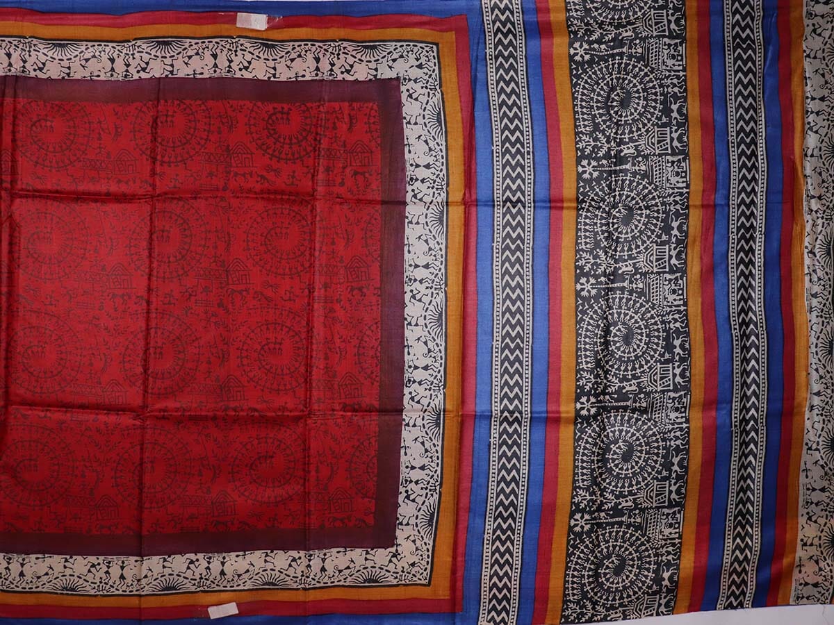 Handloom Sambalpuri Tusser Saree Handloom Saree_Tussser Silk Priyadarshini Handloom 