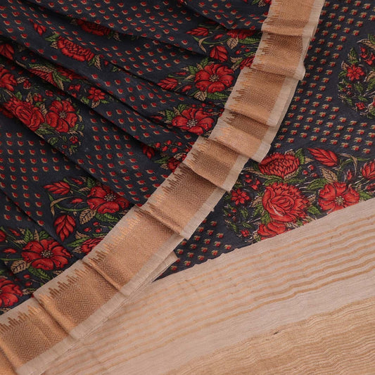 Handloom Sambalpuri Tusser Saree Handloom Saree_Tussser Silk Priyadarshini Handloom 