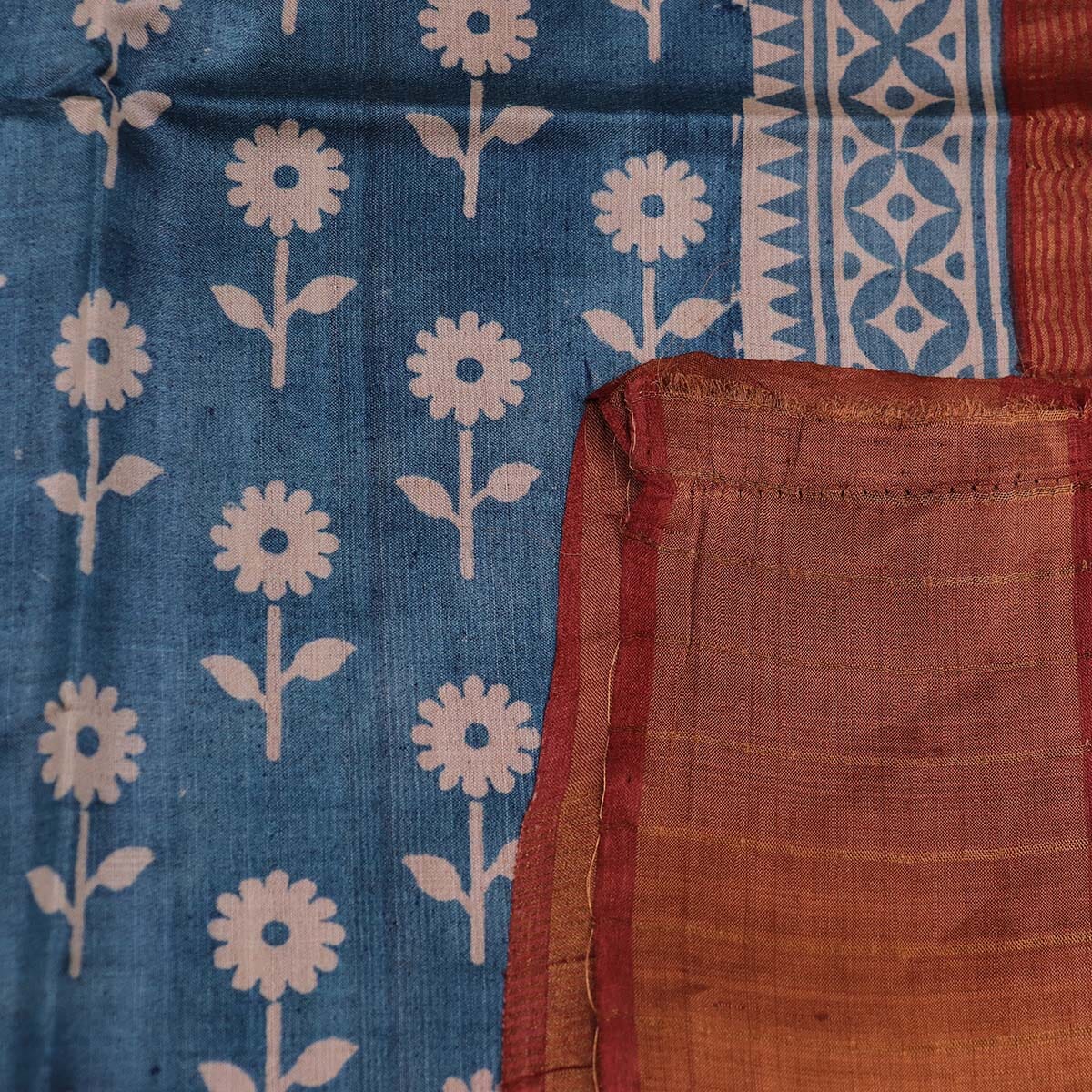 Handloom Sambalpuri Tusser Saree Handloom Saree_Tussser Silk Priyadarshini Handloom 