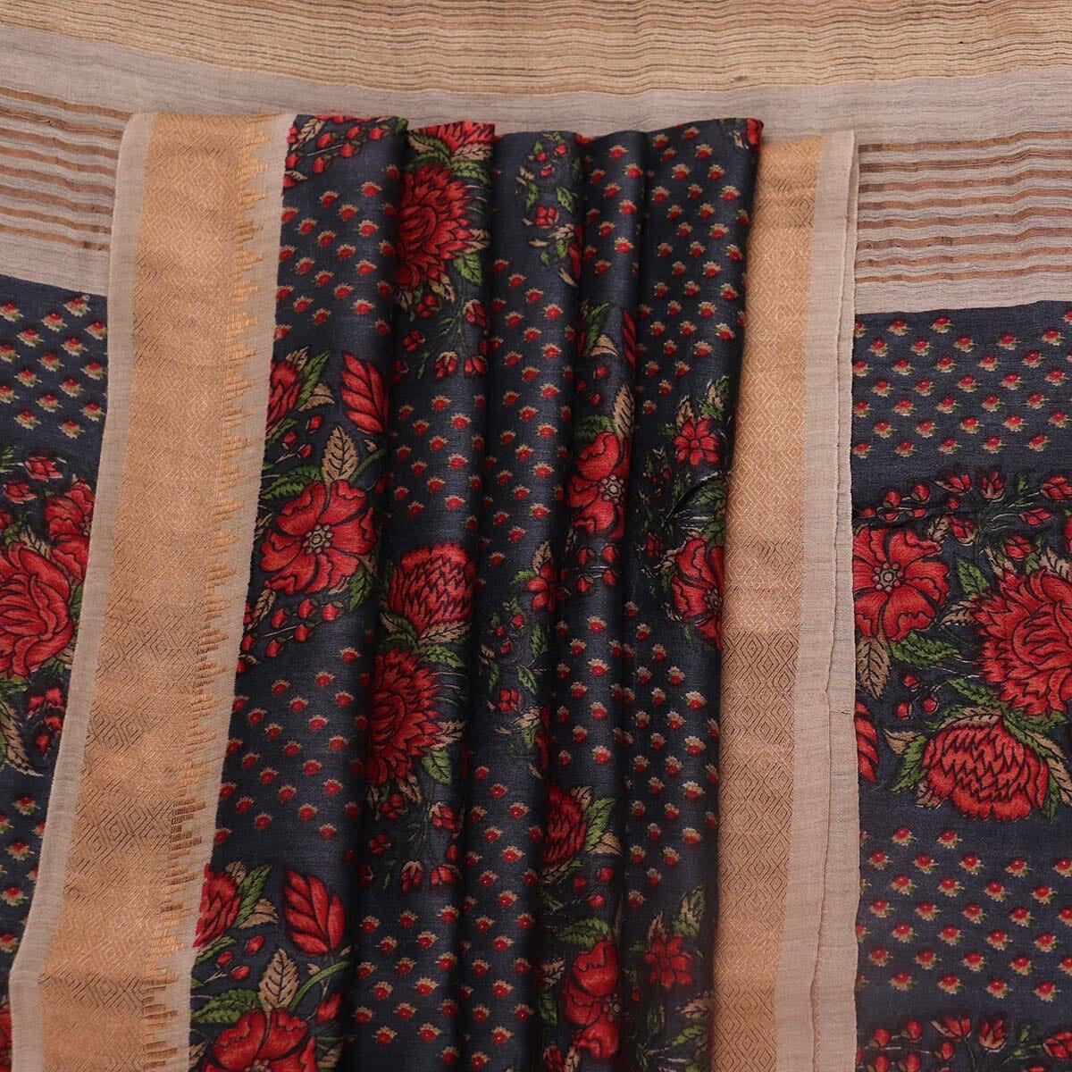Handloom Sambalpuri Tusser Saree Handloom Saree_Tussser Silk Priyadarshini Handloom 