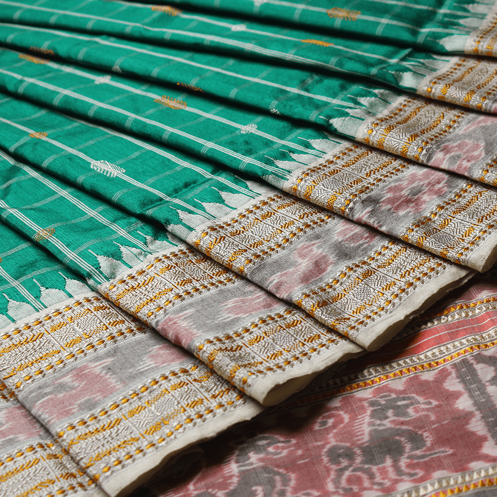 Handloom Sambalpuri Tusser Saree Handloom Saree_Tussser Silk Priyadarshini Handloom 