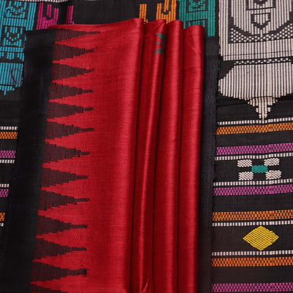 Handloom Sambalpuri Tusser Saree Handloom Saree_Tussser Silk Priyadarshini Handloom 