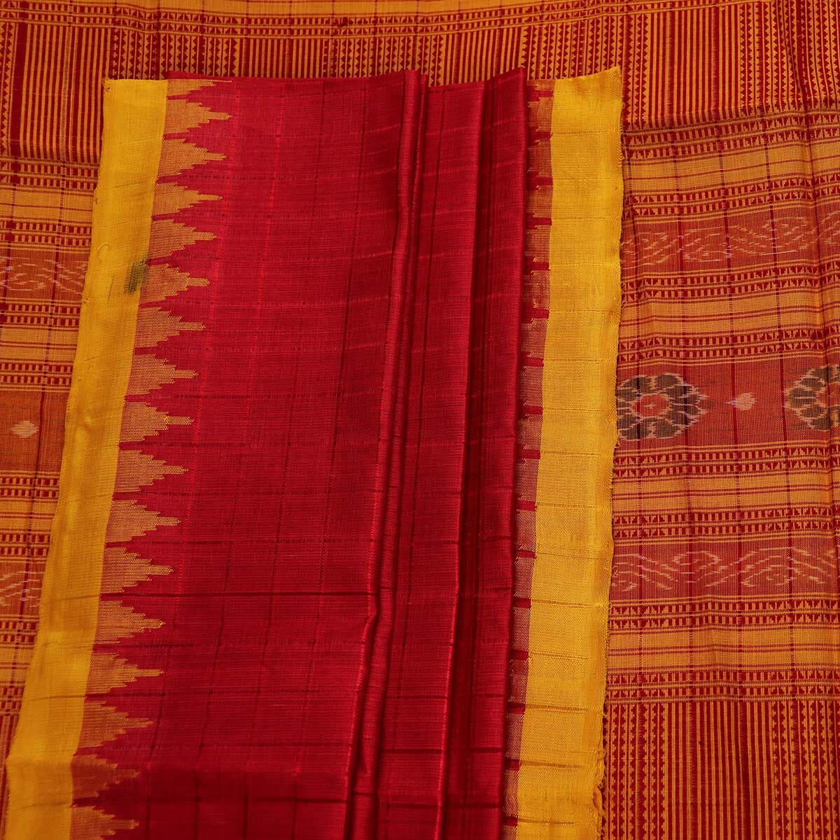 Handloom Sambalpuri Tusser Saree Handloom Saree_Tussser Silk Priyadarshini Handloom 