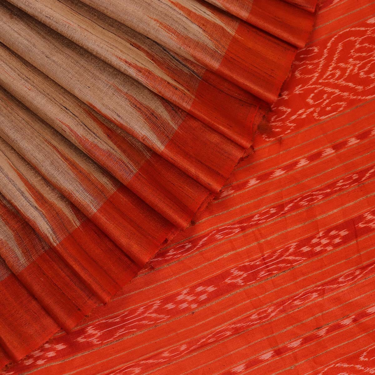 Handloom Sambalpuri Tusser Saree Handloom Saree_Tussser Silk Priyadarshini Handloom 
