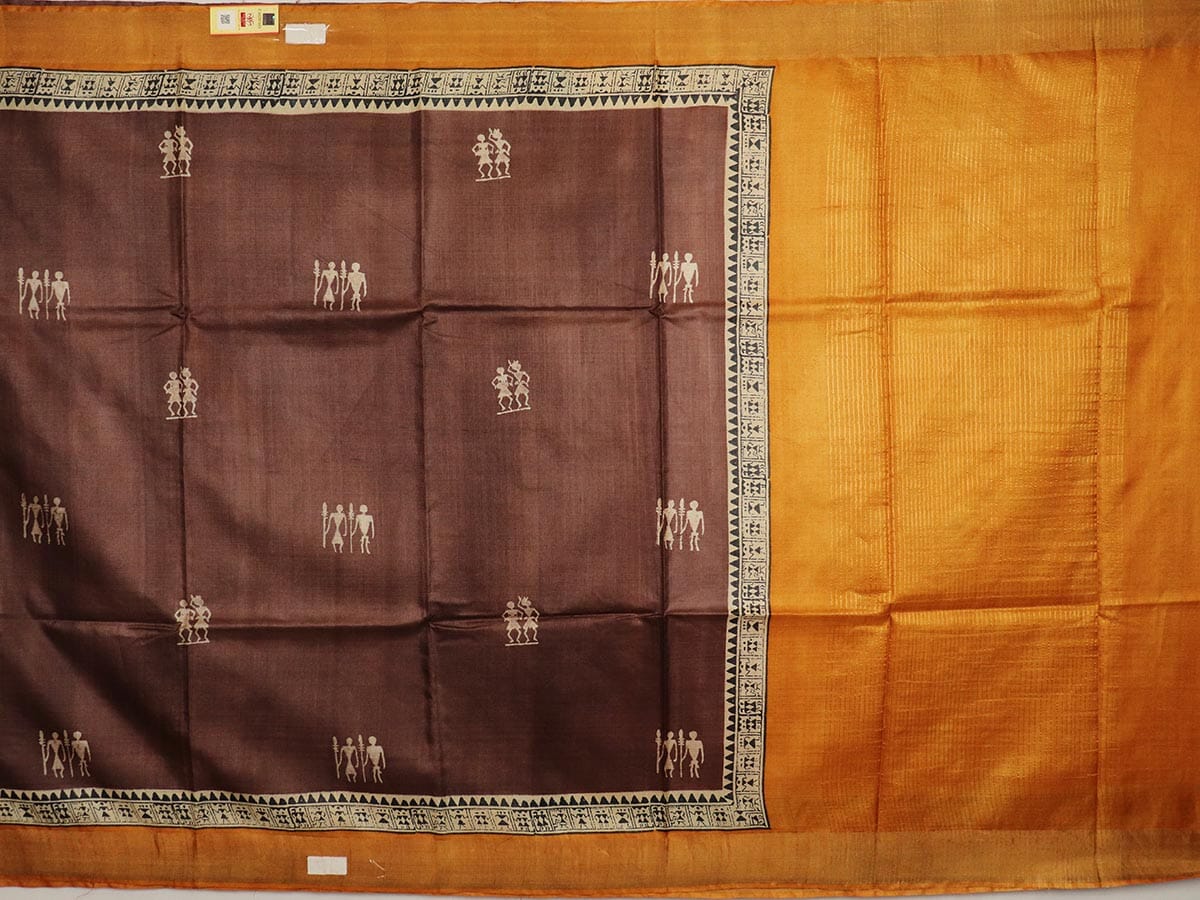 Handloom Sambalpuri Tusser Saree Handloom Saree_Tussser Silk Priyadarshini Handloom 