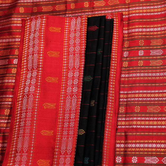Handloom Sambalpuri Tusser Saree Handloom Saree_Tussser Silk Priyadarshini Handloom 