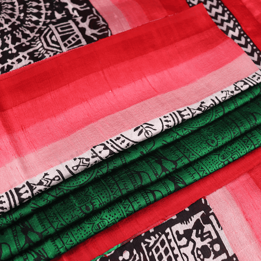 Handloom Sambalpuri Tusser Saree Handloom Saree_Tussser Silk Priyadarshini Handloom 