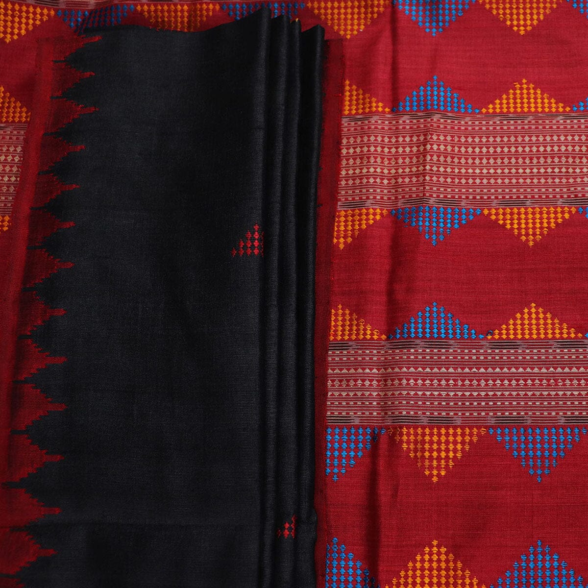 Handloom Sambalpuri Tusser Saree Handloom Saree_Tussser Silk Priyadarshini Handloom 