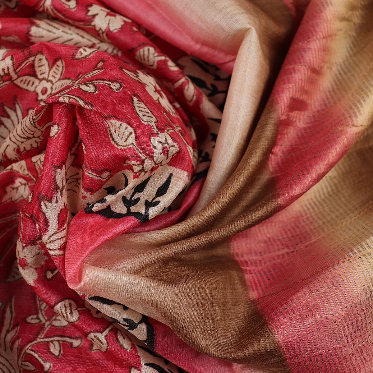 Handloom Sambalpuri Tusser Saree Handloom Saree_Tussser Silk Priyadarshini Handloom 