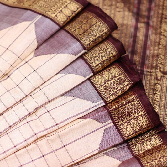Handloom Sambalpuri Tusser Saree Handloom Saree_Tussser Silk Priyadarshini Handloom 