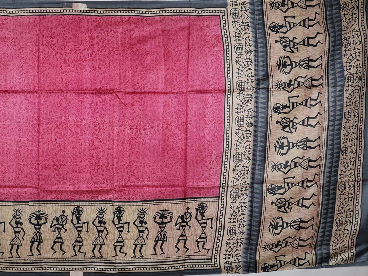 Handloom Sambalpuri Tusser Saree Handloom Saree_Tussser Silk Priyadarshini Handloom 