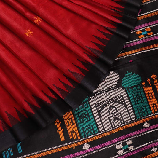 Handloom Sambalpuri Tusser Saree Handloom Saree_Tussser Silk Priyadarshini Handloom 