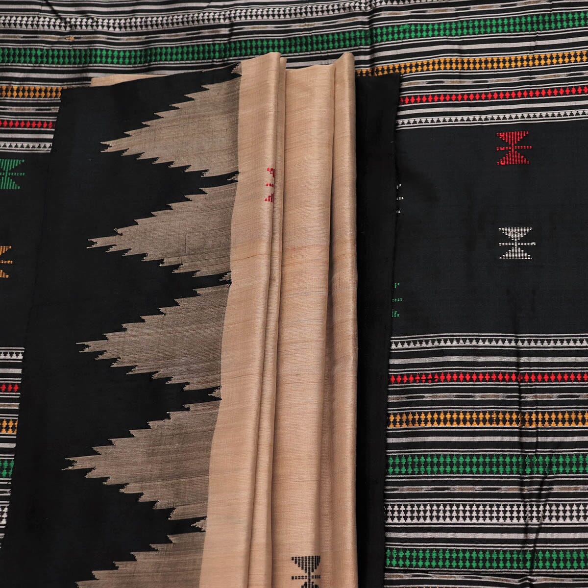 Handloom Sambalpuri Tusser Saree Handloom Saree_Tussser Silk Priyadarshini Handloom 