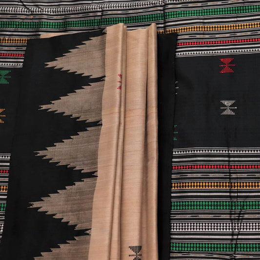 Handloom Sambalpuri Tusser Saree Handloom Saree_Tussser Silk Priyadarshini Handloom 