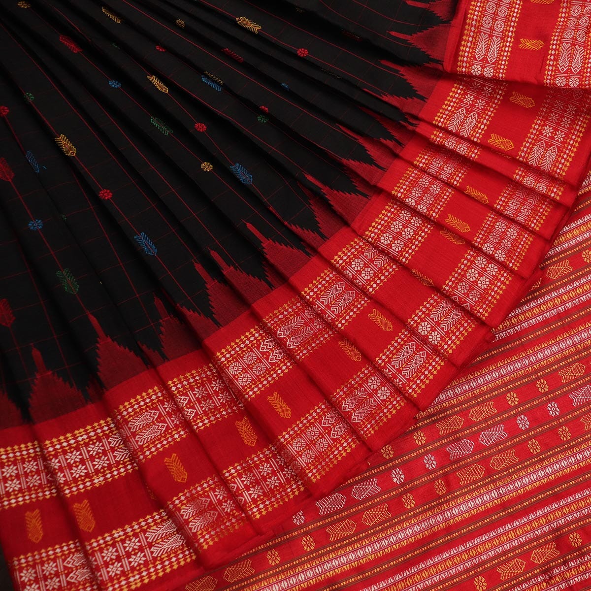 Handloom Sambalpuri Tusser Saree Handloom Saree_Tussser Silk Priyadarshini Handloom 