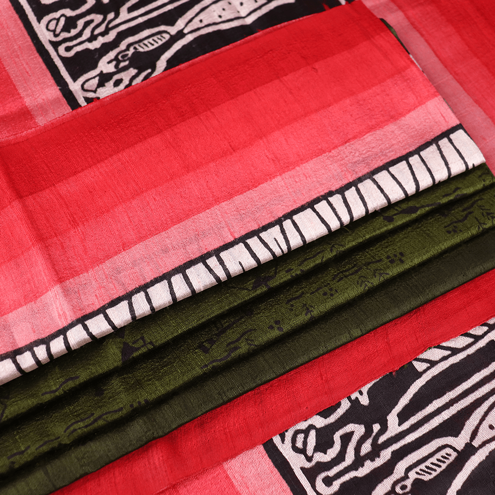 Handloom Sambalpuri Tusser Saree Handloom Saree_Tussser Silk Priyadarshini Handloom 
