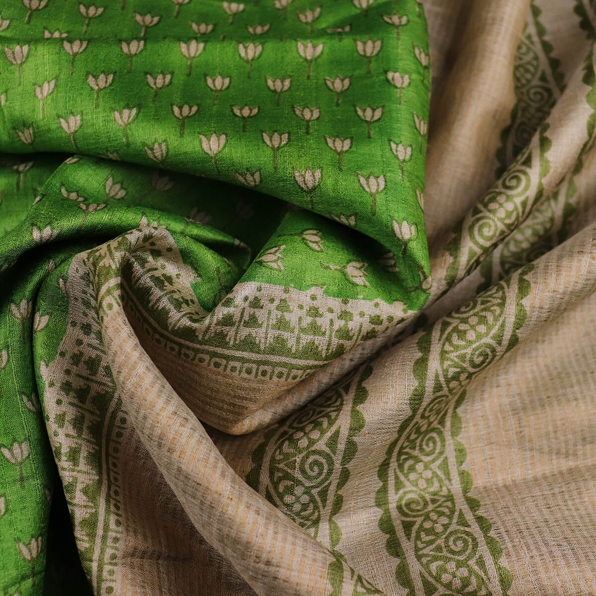 Handloom Sambalpuri Tusser Saree Handloom Saree_Tussser Silk Priyadarshini Handloom 