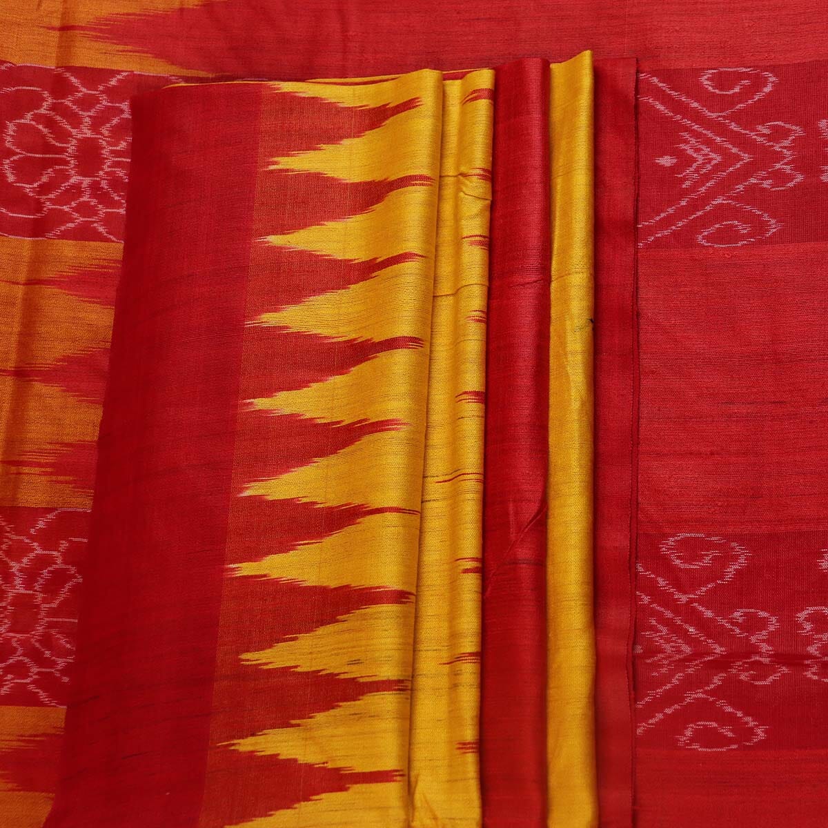 Handloom Sambalpuri Tusser Saree Handloom Saree_Tussser Silk Priyadarshini Handloom 