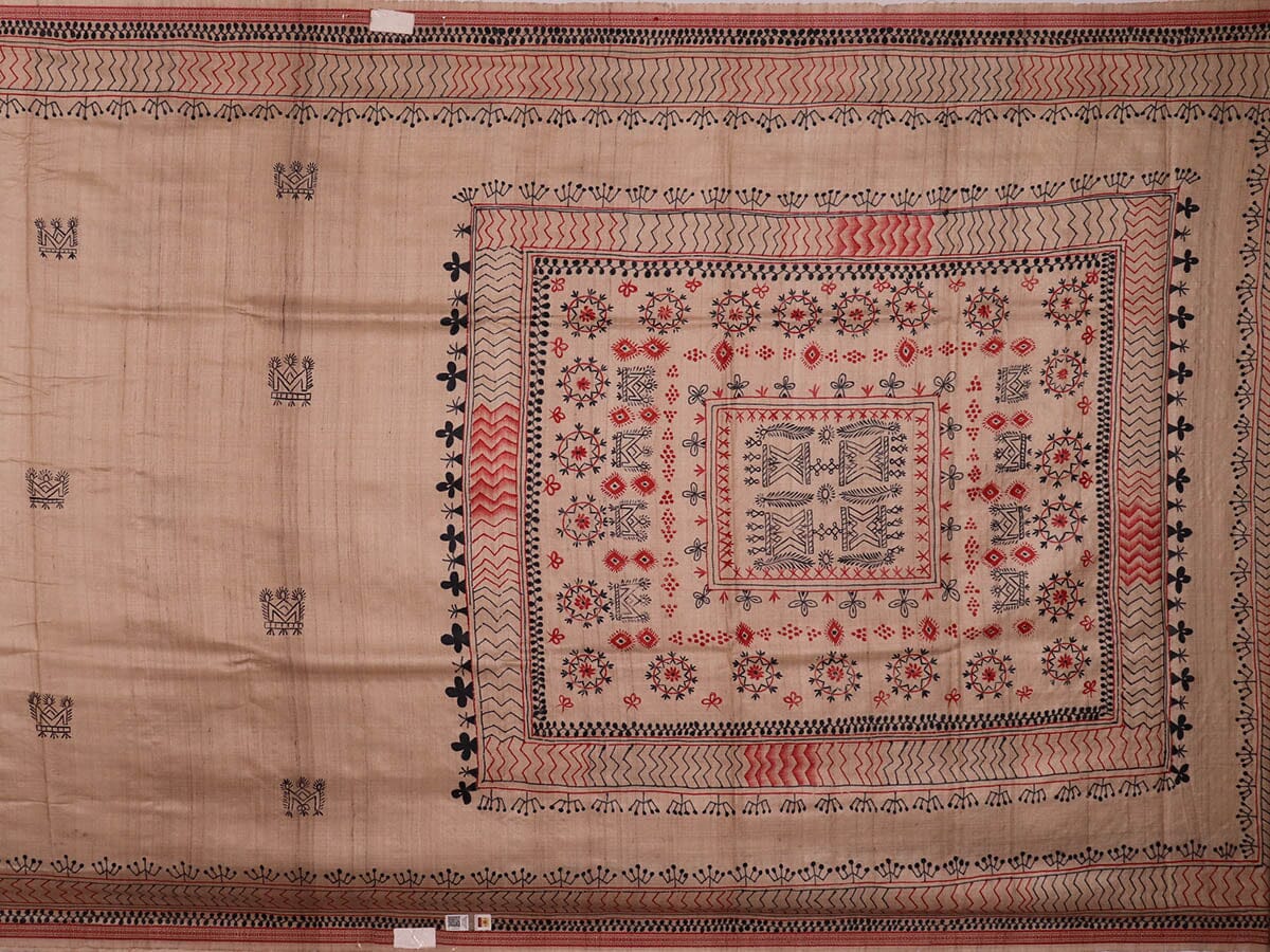 Handloom Sambalpuri Tusser Saree Handloom Saree_Tussser Silk Priyadarshini Handloom 