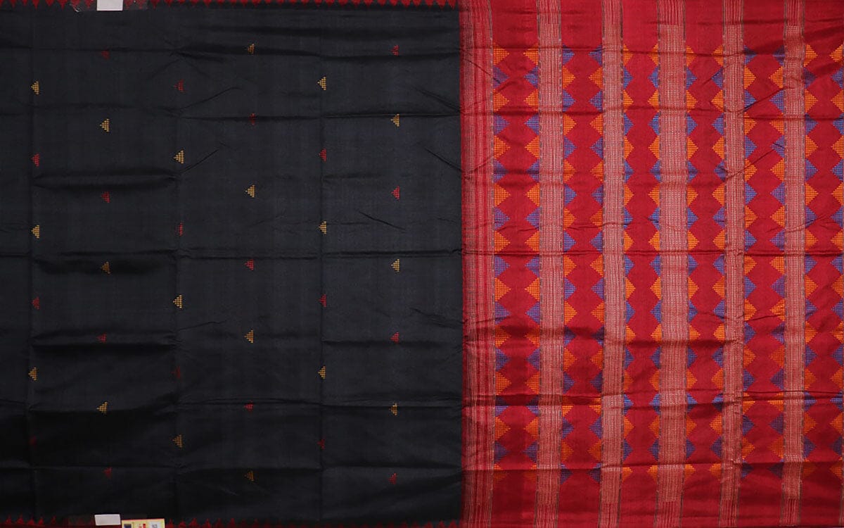 Handloom Sambalpuri Tusser Saree Handloom Saree_Tussser Silk Priyadarshini Handloom 