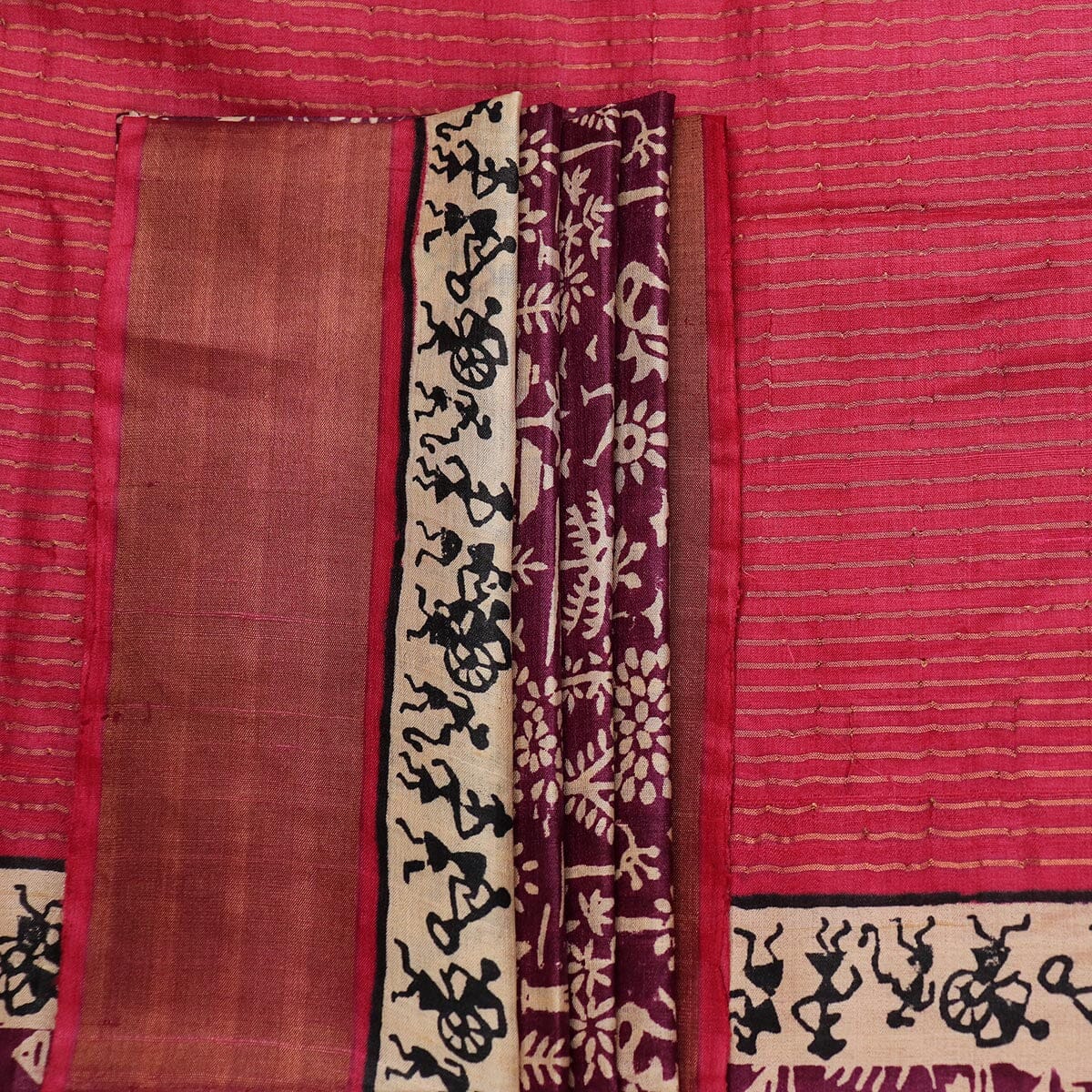 Handloom Sambalpuri Tusser Saree Handloom Saree_Tussser Silk Priyadarshini Handloom 