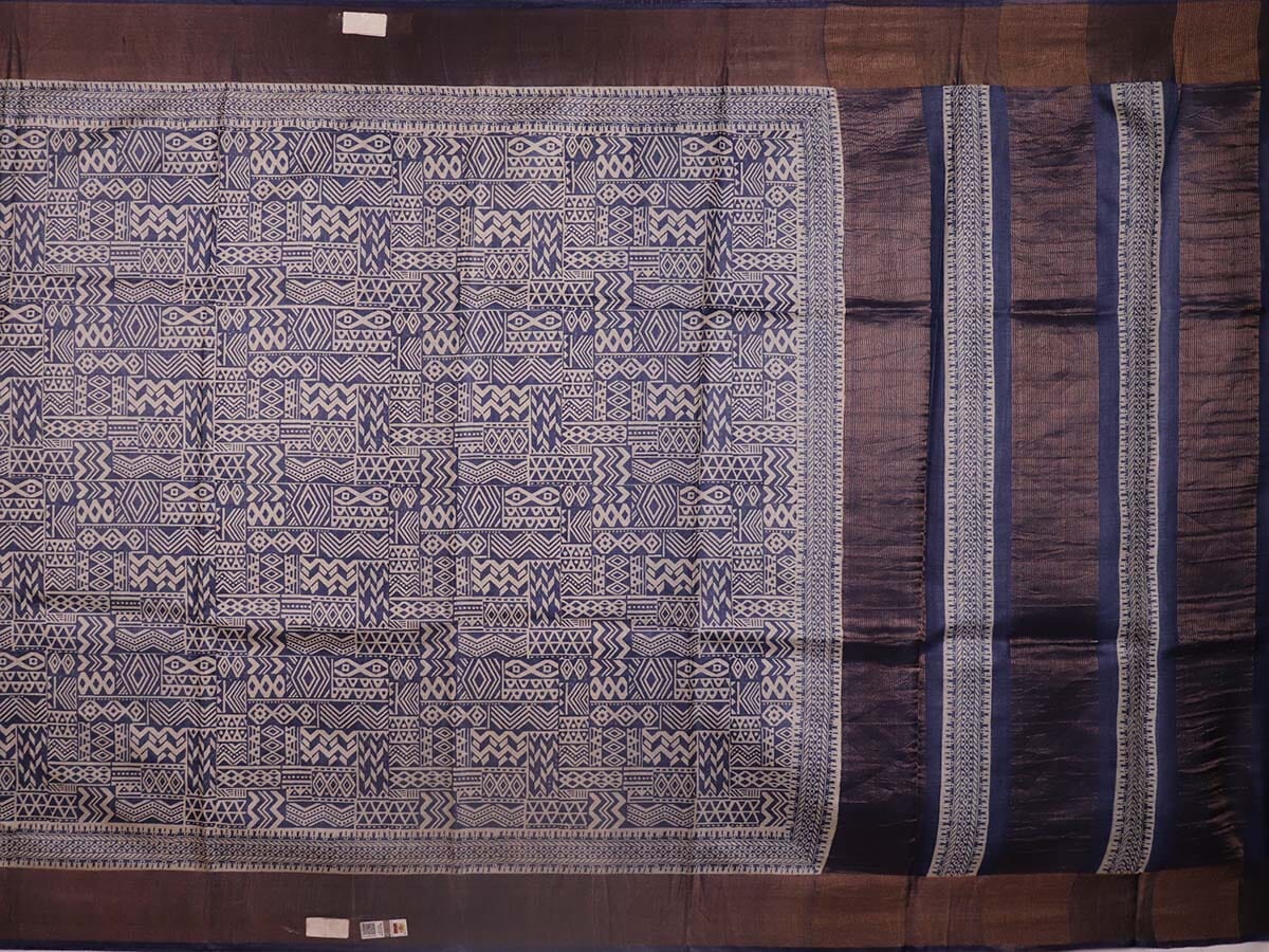 Handloom Sambalpuri Tusser Saree Handloom Saree_Tussser Silk Priyadarshini Handloom 