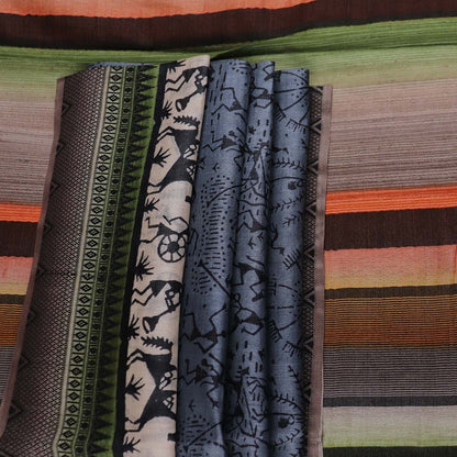 Handloom Sambalpuri Tusser Saree Handloom Saree_Tussser Silk Priyadarshini Handloom 