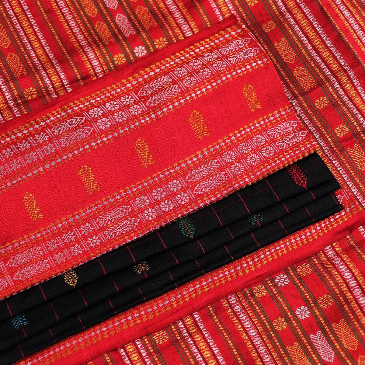 Handloom Sambalpuri Tusser Saree Handloom Saree_Tussser Silk Priyadarshini Handloom 