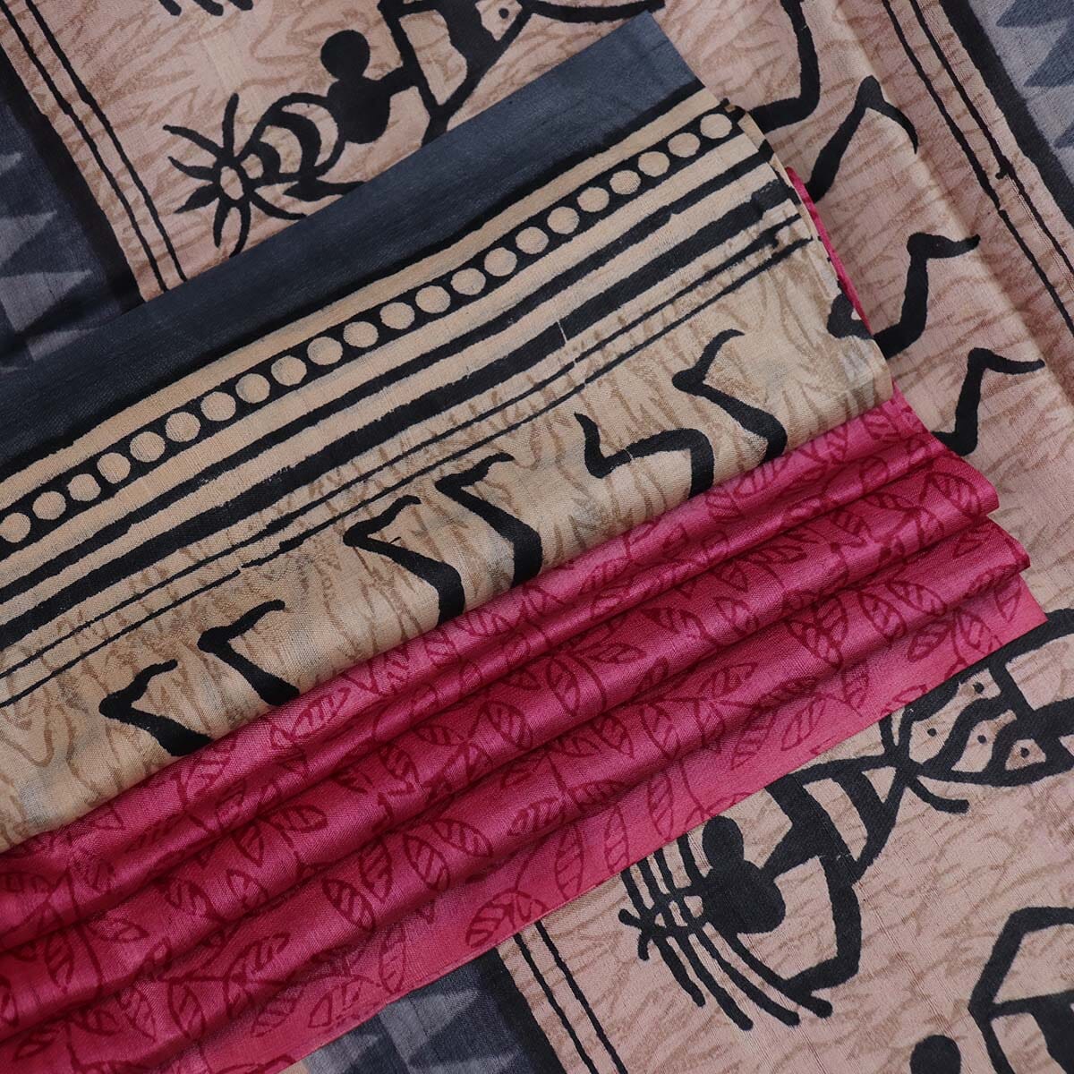 Handloom Sambalpuri Tusser Saree Handloom Saree_Tussser Silk Priyadarshini Handloom 