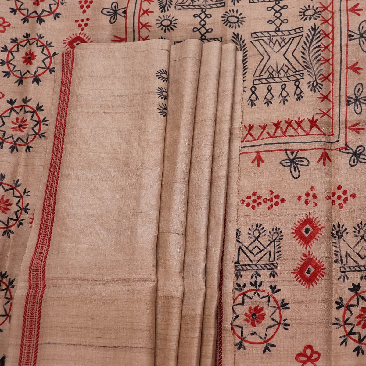 Handloom Sambalpuri Tusser Saree Handloom Saree_Tussser Silk Priyadarshini Handloom 