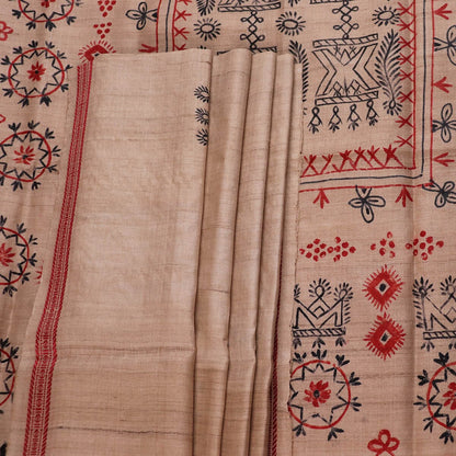 Handloom Sambalpuri Tusser Saree Handloom Saree_Tussser Silk Priyadarshini Handloom 