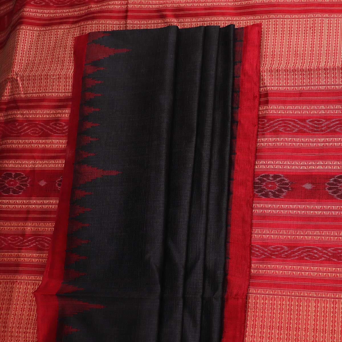Handloom Sambalpuri Tusser Saree Handloom Saree_Tussser Silk Priyadarshini Handloom 
