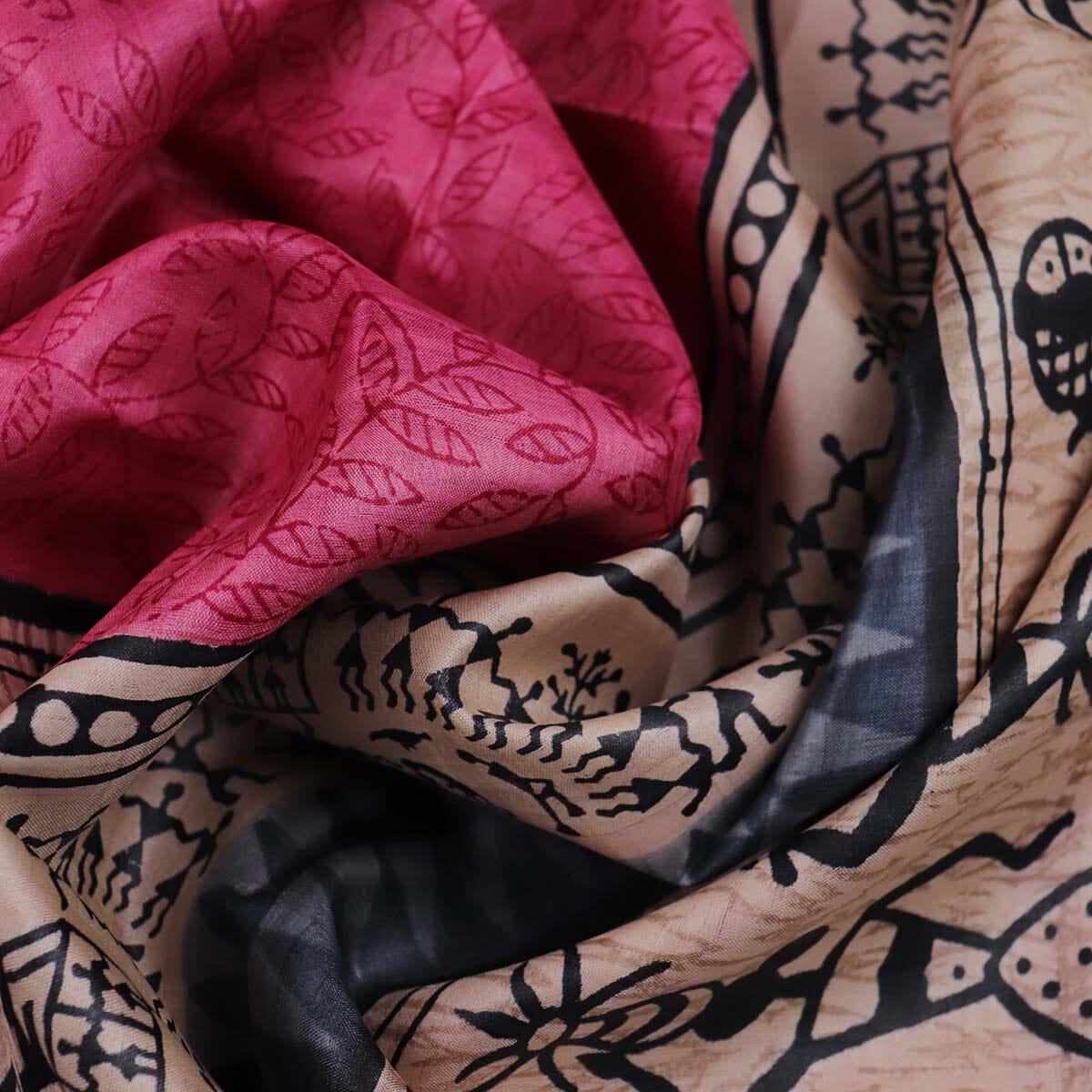 Handloom Sambalpuri Tusser Saree Handloom Saree_Tussser Silk Priyadarshini Handloom 