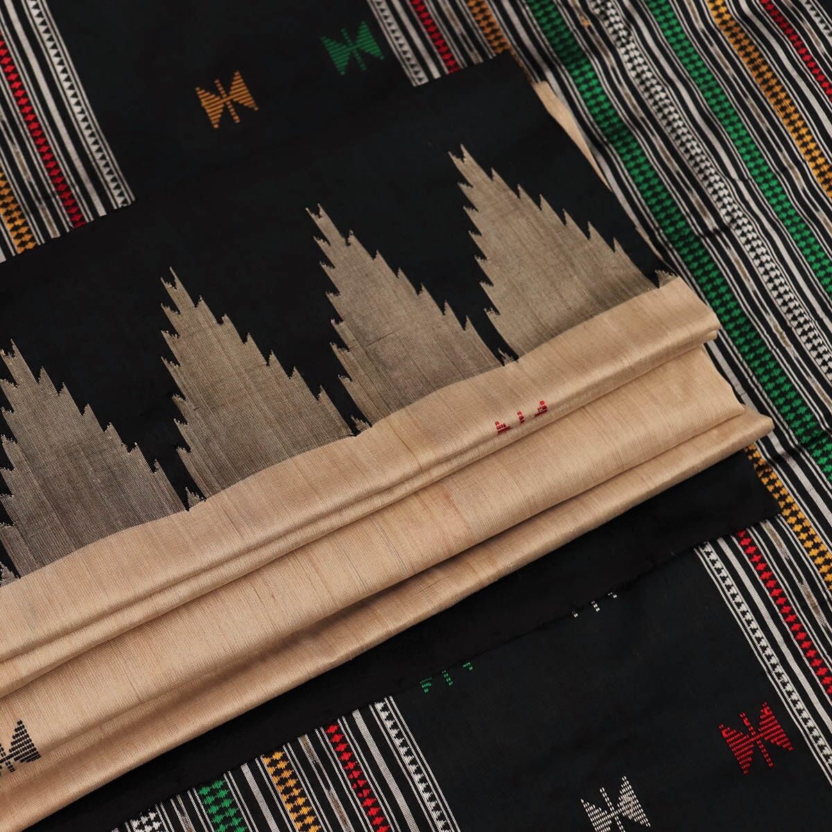 Handloom Sambalpuri Tusser Saree Handloom Saree_Tussser Silk Priyadarshini Handloom 